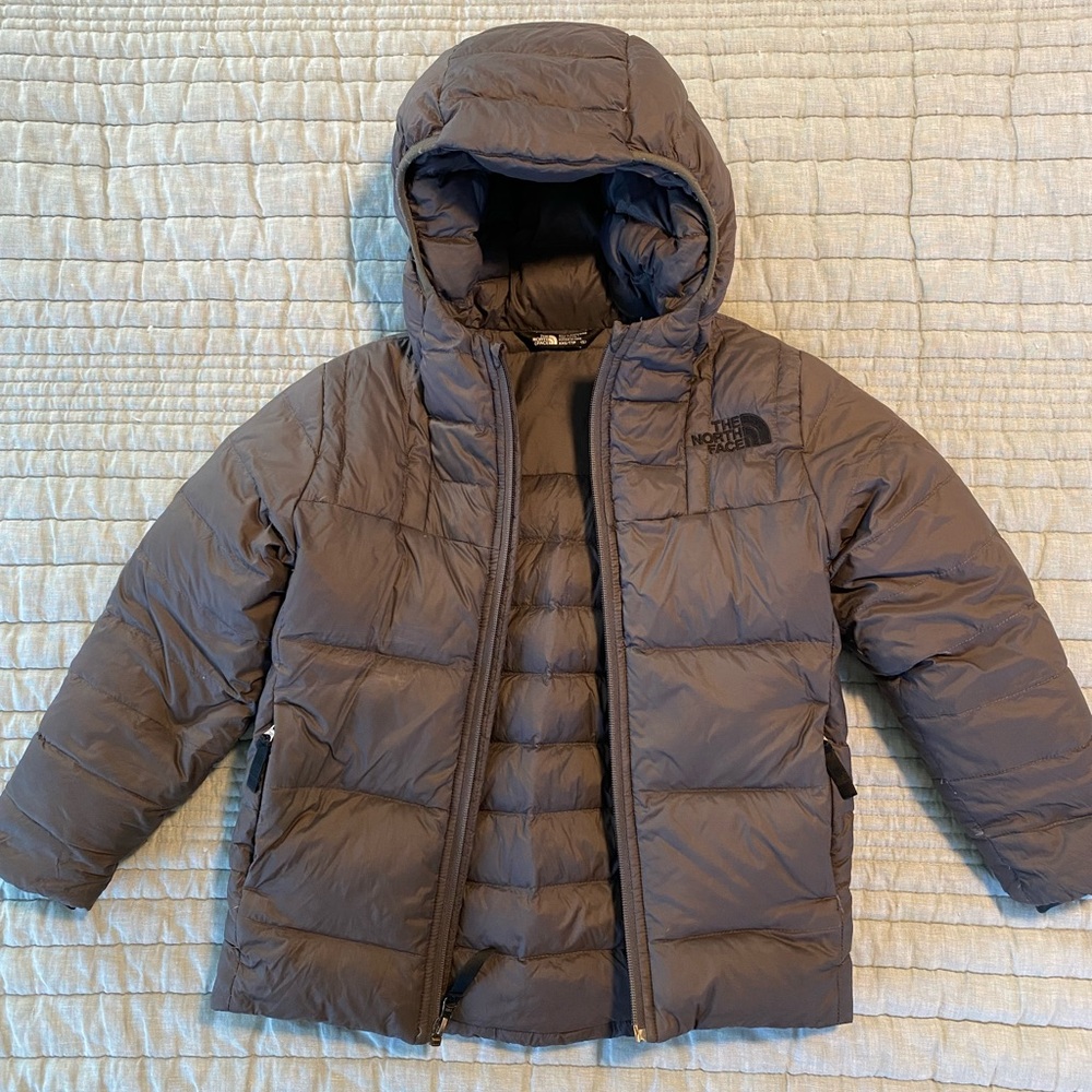 The North Face Kids Boys Double Down Hoodie, graphite grey,  Size XXS (5)